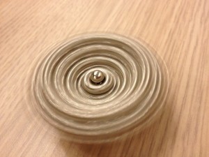 Spinning whirligig symbolizing vertigo